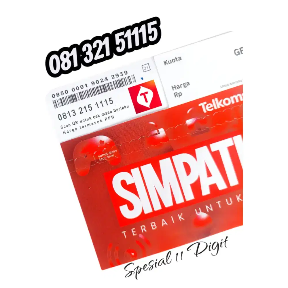 Nomor Cantik Simpati 11 Digit Rapi