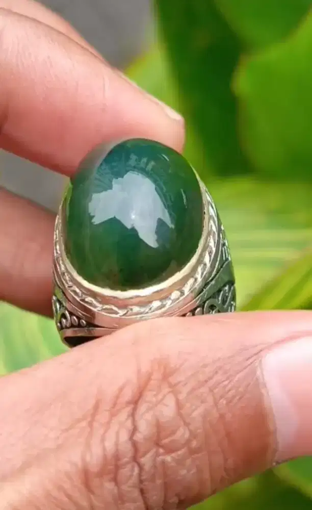 Hijau Garut green Chalcedony memo