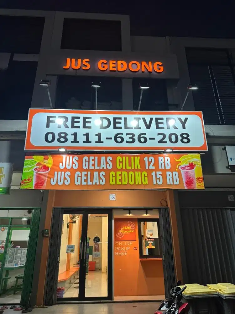 Dibutuhkan karyawan / karyawati untuk outlet Jus Gedong Grand Wisata