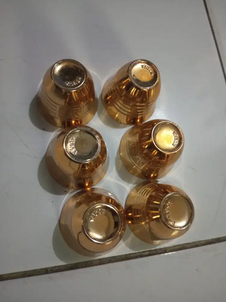 6 gelas kecil air ZAM ZAM oleh oleh haji umroh