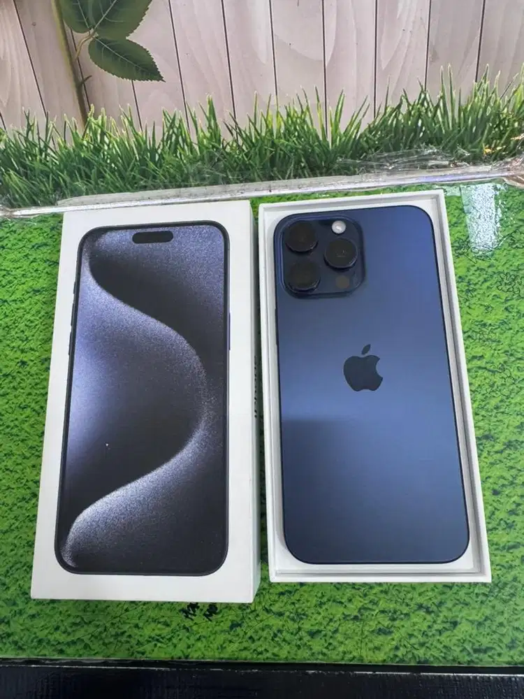 second iphone 15 pro max 256 ibox komplit