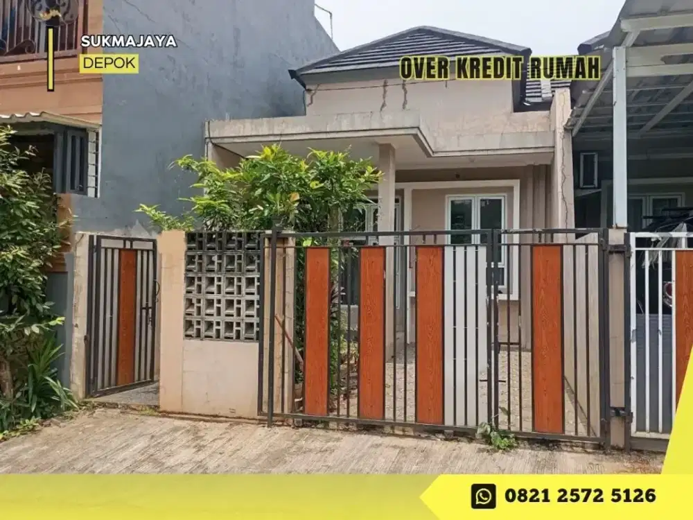 Jual Rumah Over Kredit 79JT dkt Alun alun GDC Depok di Cluster Hills Residence