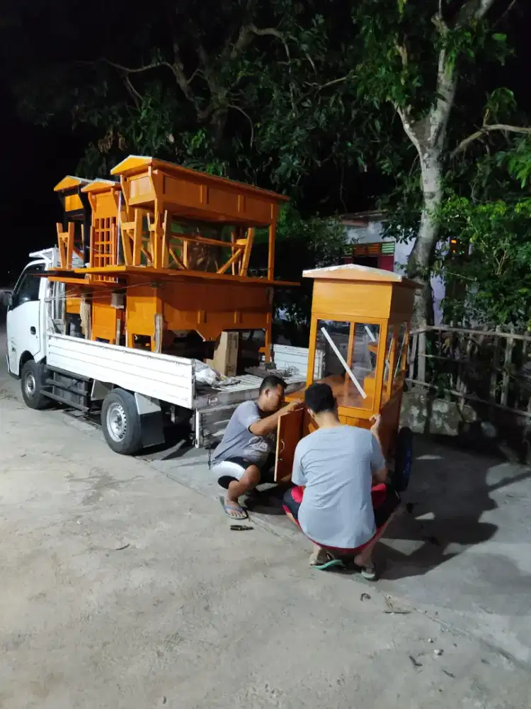 Gerobak Angkringan jg Melayani Pesanan Grobak Bakso Mie Bubur Sate dlL