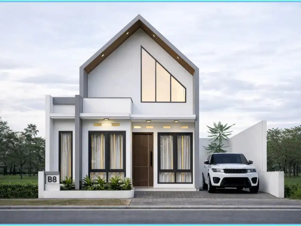 RUMAH DALAM CLUSTER SLEMAN 2 KAMAR TIDUR DEKAT PASAR GAMPING