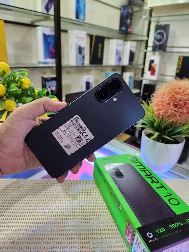 Infinix Smart 10 Ram (4+4) 8Gb/ 128Gb Fullset Mulus Ori 100% Like New