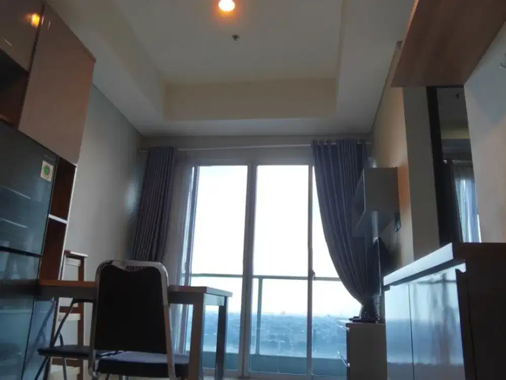 Sewa Apartemen Puri Mansion 2 Kamar Tidur 49 m2 Furnish Oke View Bagus Harga Good