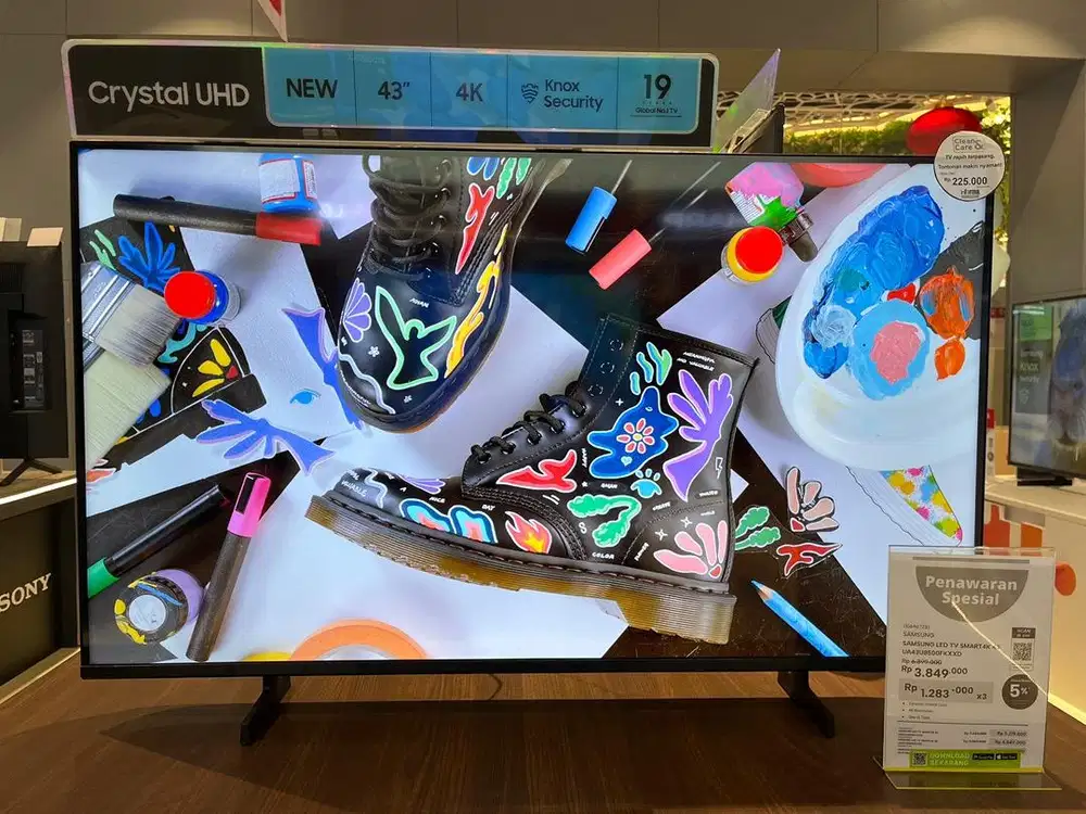 Cicilan Tv samsung led smart 4k 43 inch