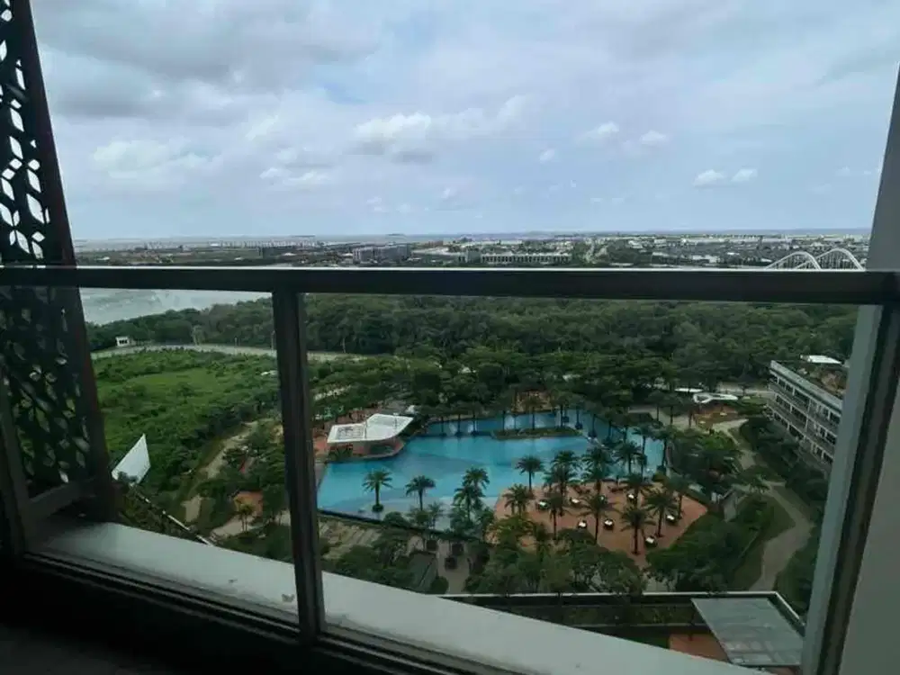 Disewakan 1BR furnished Apartemen Goldcoast seaview PIK