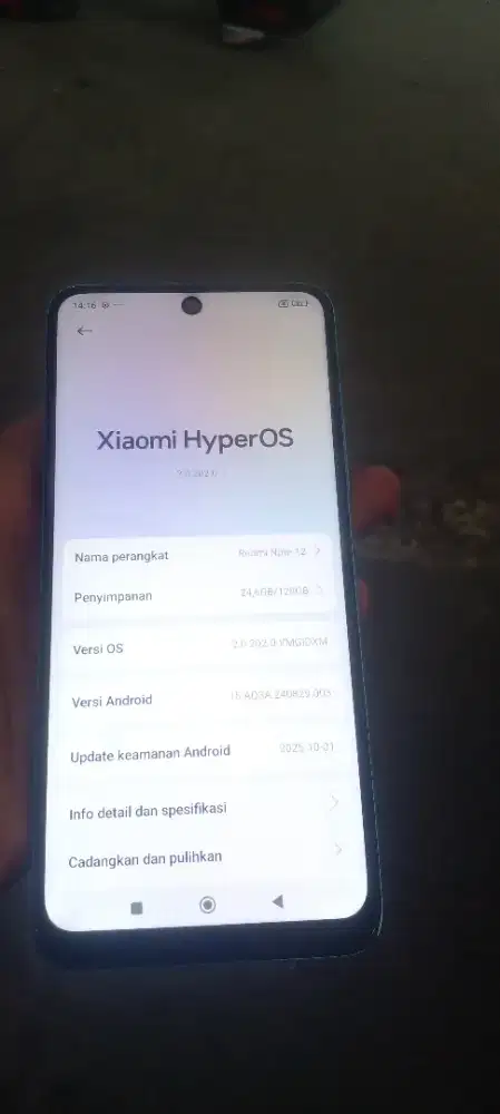 Redmi not 12 ram 6/128