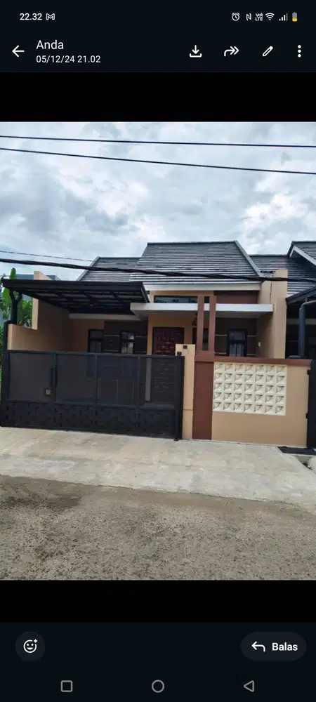 Disewakan Rumah Baru Siap Huni
