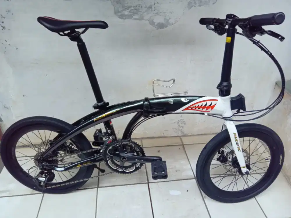 Sepeda Lipat Pacific Noris 20inch alloy bonus sepatu cleat shimano