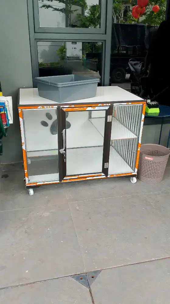Kandang kucing aluminium