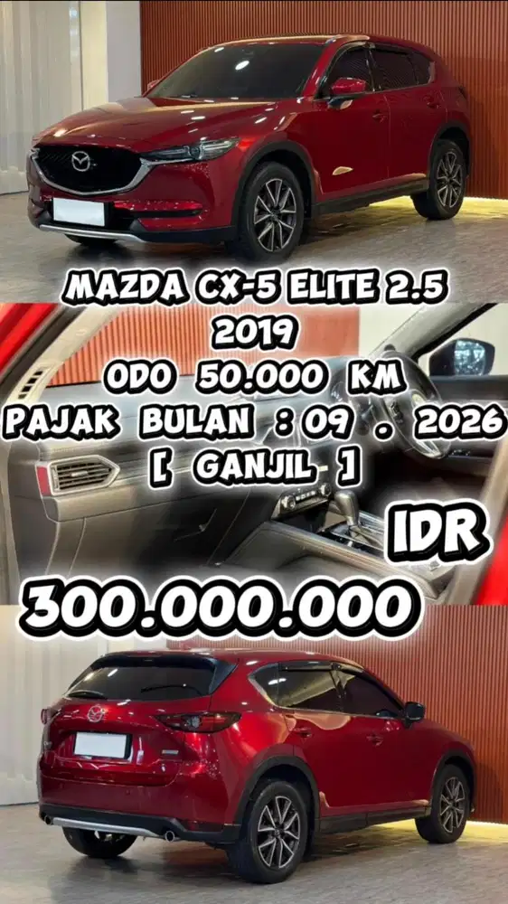 [ WARRANTY  3 YEAR ] MAZDA CX5 CX-5 ELITE 2.5 AT 2019 SIAP PAKAI
