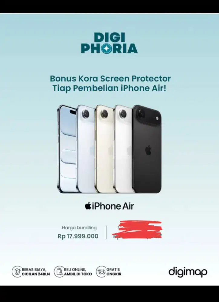 Kredit iphone air hanya dengan KTP