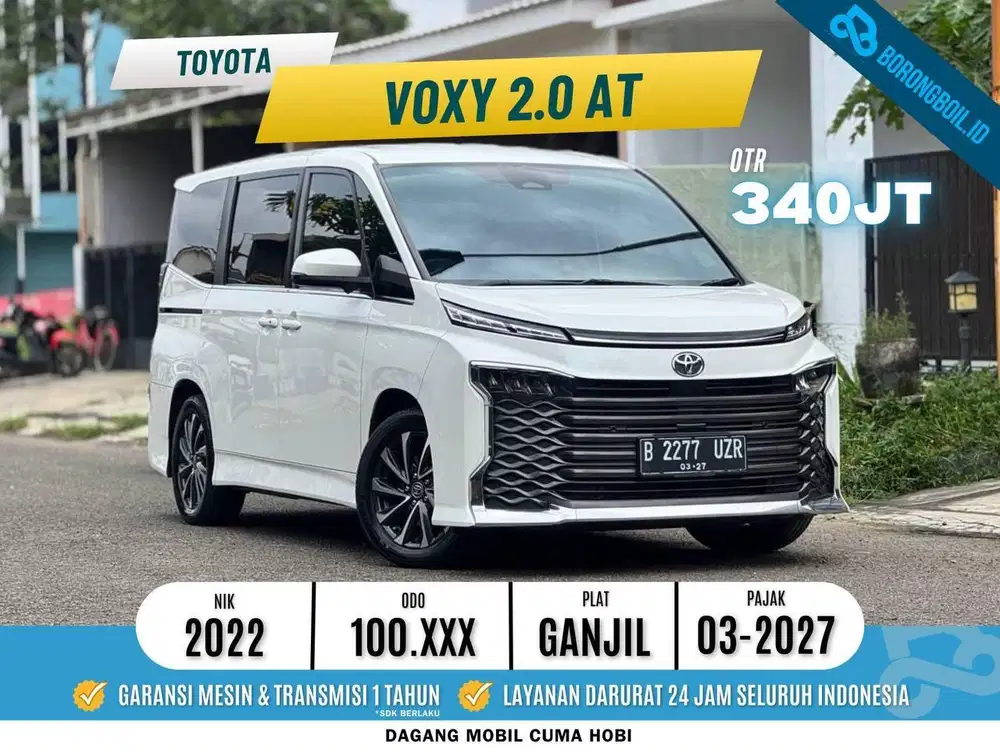 TOYOTA NEW VOXY 2.0 CVT 2022 PUTIH TERMURAH