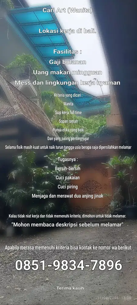 Cari Art Penempatan (Untuk Pribadi)