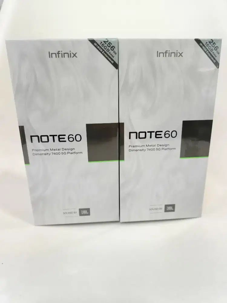 INFINIX NOTE 60 5G 8+8/256GB GARANSI FRESH RESMI INFINIX (NO REPACK)