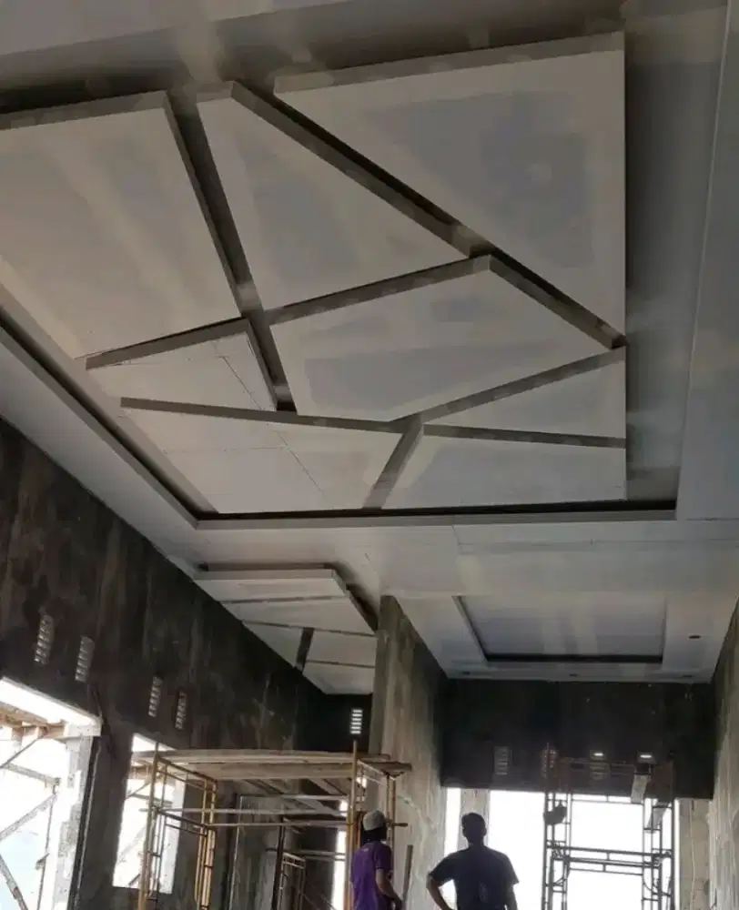 Pasang plafond, pvc partisi gypsum