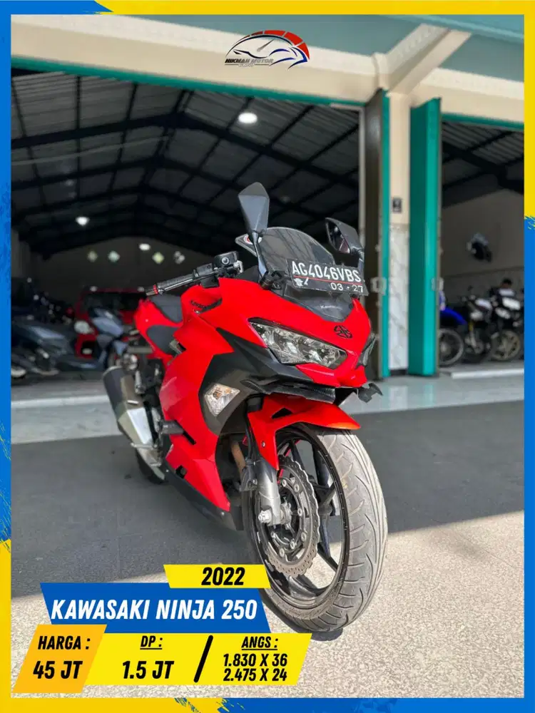 SPESIAL PROMO‼️ KAWASAKI NINJA 250 2022 PLAT AG HIKMAH MOTOR KEPUH