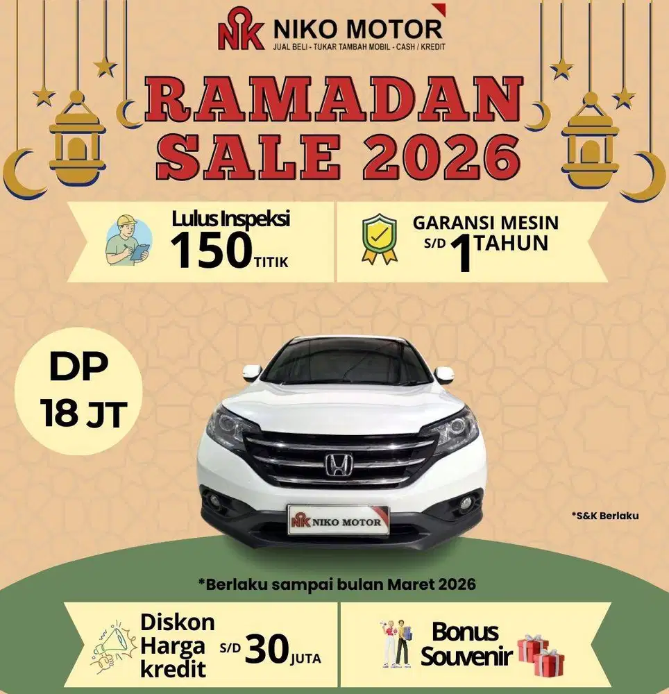 (MULUS) CRV 2.4 2013 AT : 2012|2014