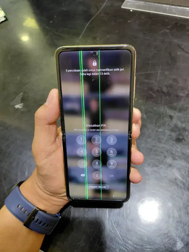 Samsung Z flip 8/256 Minus garis aja