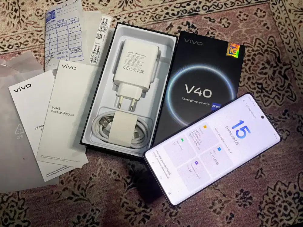 VIVO V40 5G 12/256gb Fullset FullOri