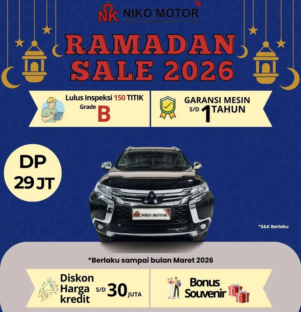 ANTIK KM80RB++ PAJERO DAKAR ULTIMATE 2017 AT :2016|2018