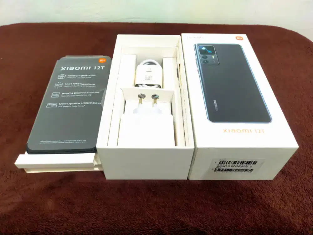 Xiaomi 12t 8/256 hitam