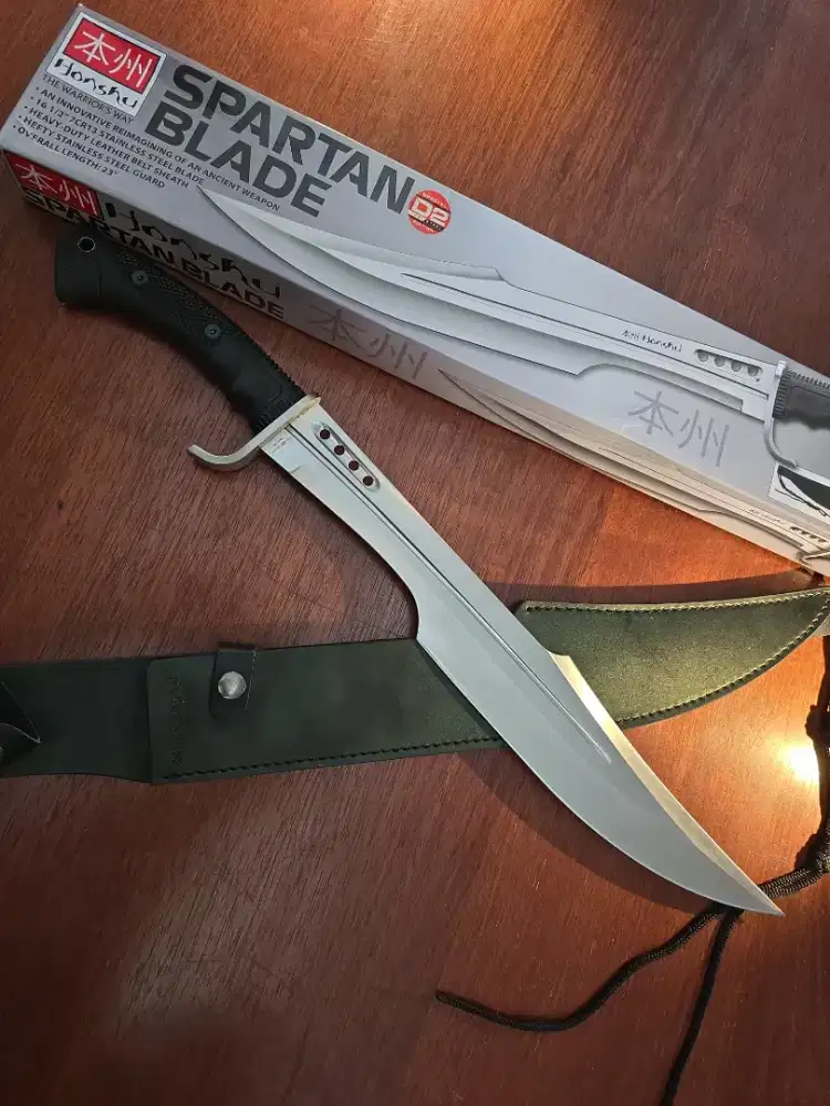 Pedang golok pisau survival Honshu spartan knives united cutlery