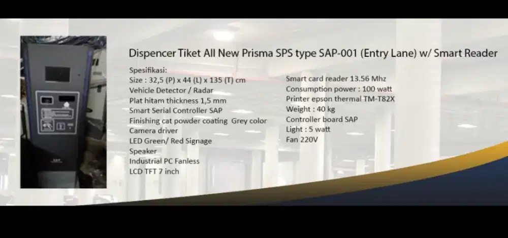 Barrier Gate Parking ( Palang Parkir Otomatis