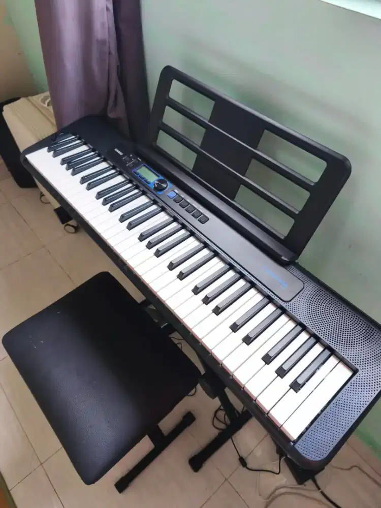 Keyboard CASIO CT-S300 Like New Stand +Kursi+ Pedal + Bonus Buku Piano