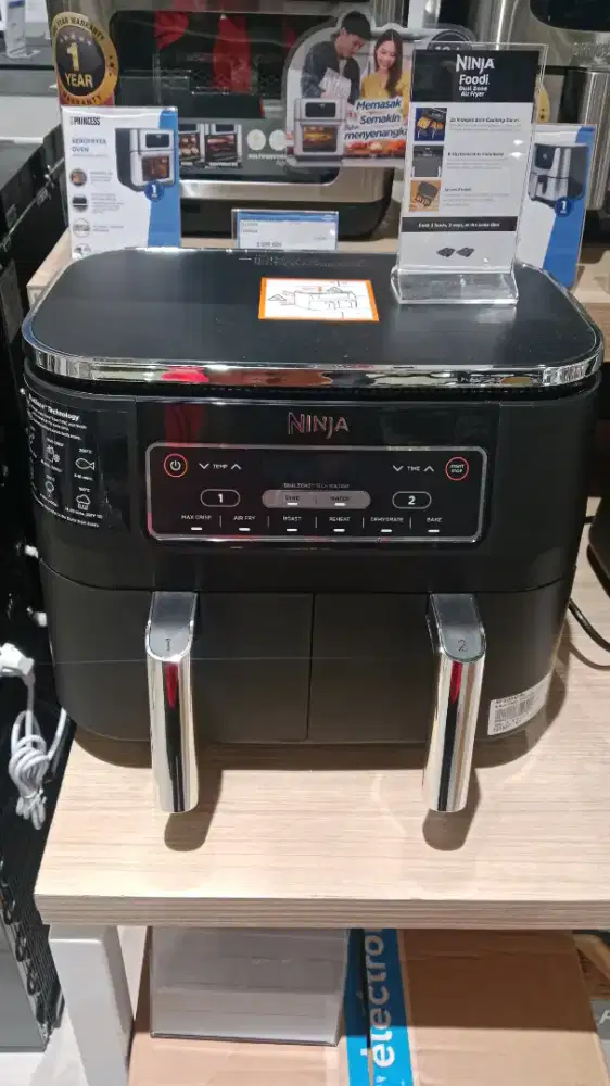 NINJA FOODI DUALZONE 7,6L AIRFRYER BLACK