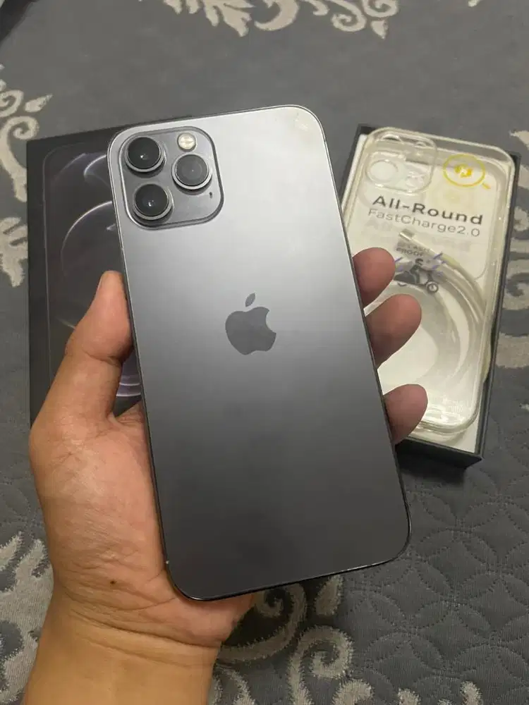Iphone 12 Promax 128gb fulset mulus resmi ibox