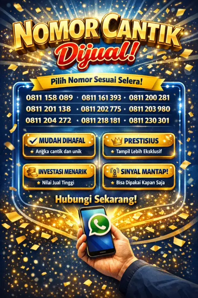 Nomor Cantik Telkomsel Halo 10 11 Digit Free 1 bulan Paket Internet