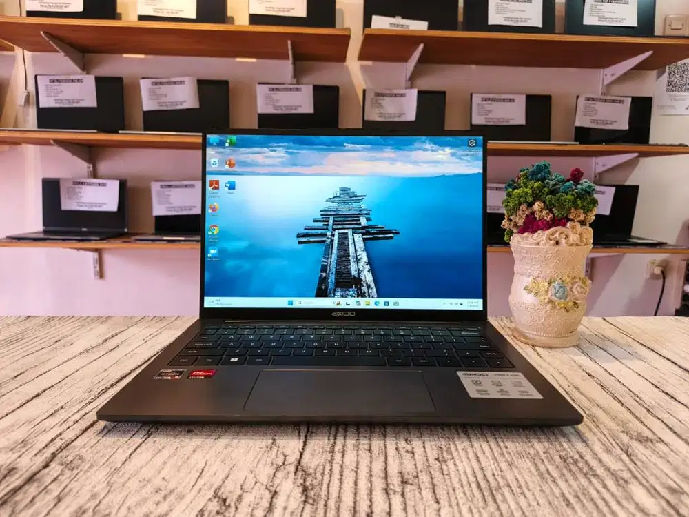 Laptop murah AXIOO YBOOK HYPE 5 AMD X6 AMD Ryzen 5-6600H RAM 16 GB