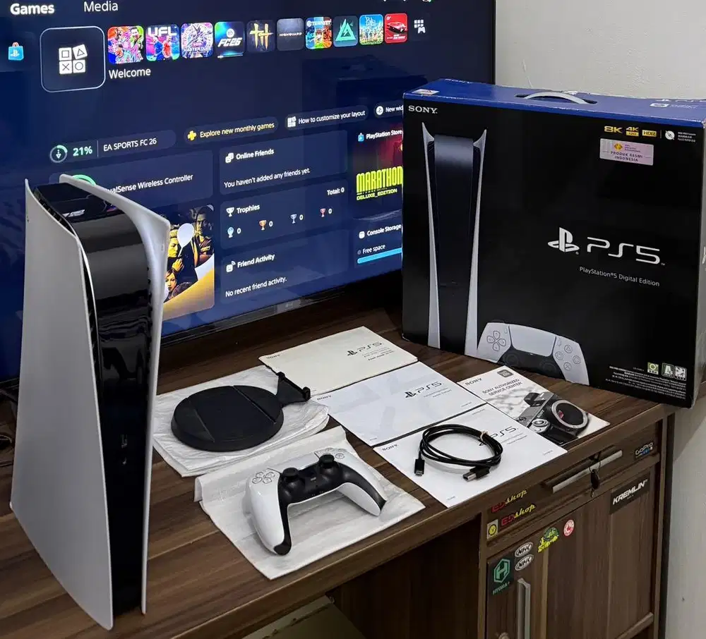PS5 Digital Version + FC26 (mulus)