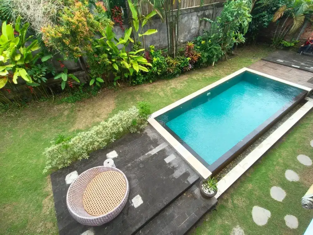 Villa Modern dengan Pemandangan Sawah Dekat La Brisa dan Pantai Canggu