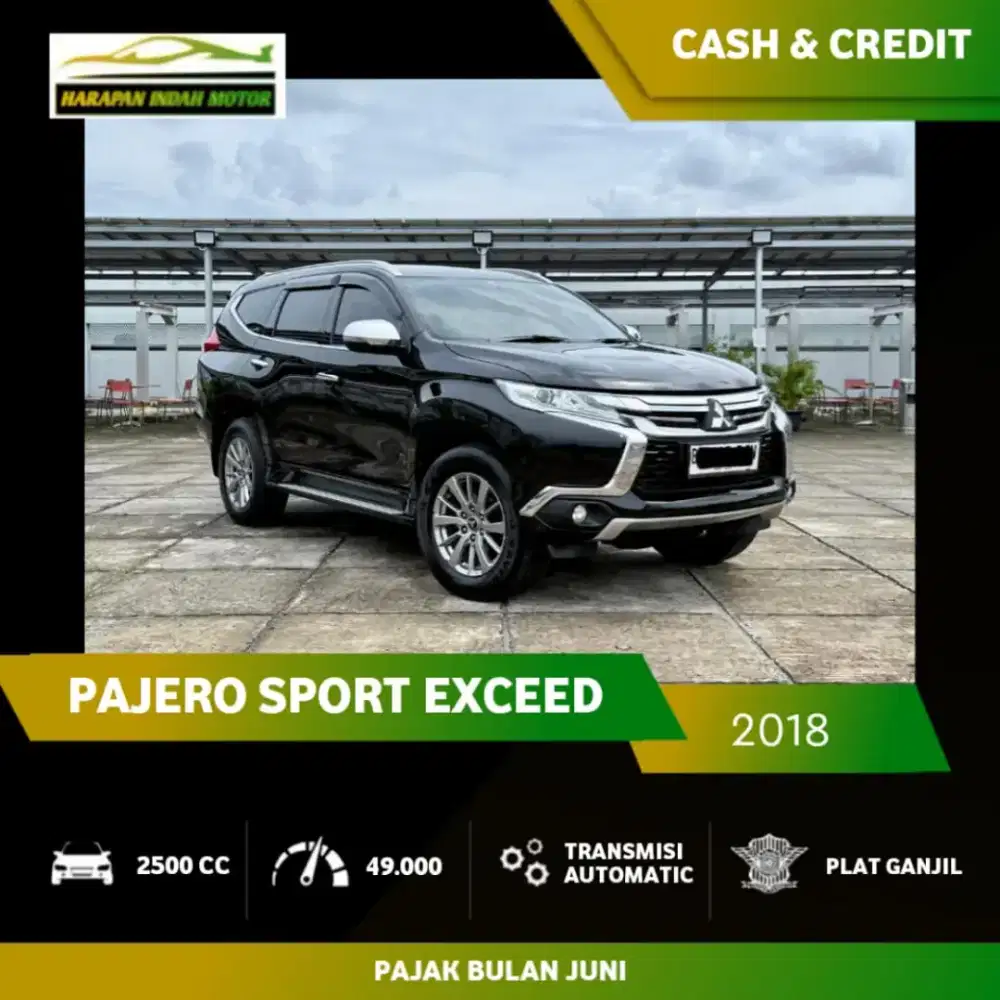 Mitsubishi Pajero Sport Exceed 2018 Low KM 49RB Antik