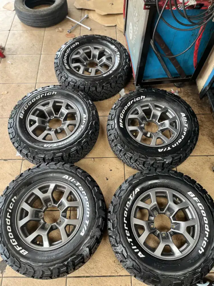 VELEK COPOTAN JIMNY 2025 BAN BF GODRICK 215/75/15 TAHUN 2025