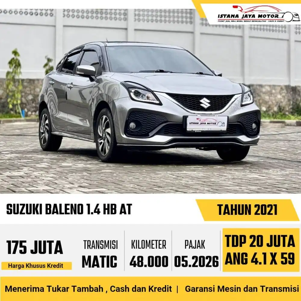KONDISI TERAWAT Suzuki Baleno HB 1.4 AT NIK 2021