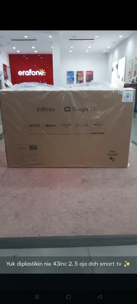 INFINIX GOOGLE TV 43 X5L FREE ONGKIR