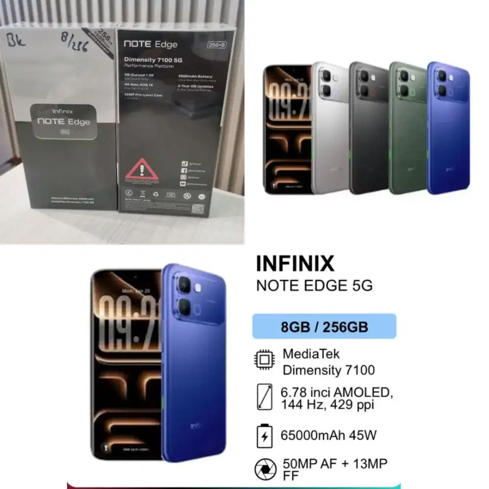 INFINIX NOTE EDGE 5G 8/256GB GARANSI RESMI
