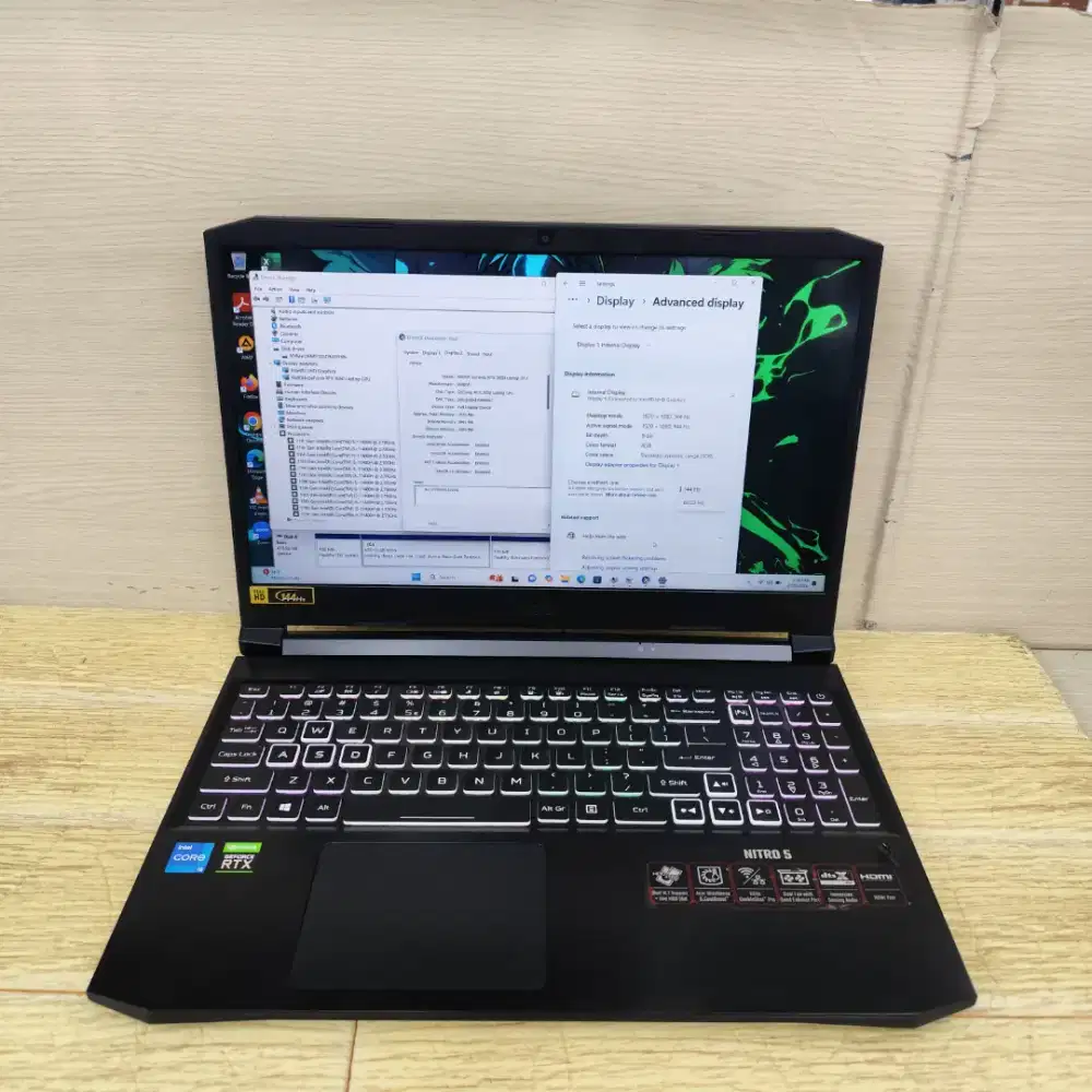 Acer Nitro 5 An515-57 Core i5-11400h Ram 8gb Ssd 512gb Rtx 3050