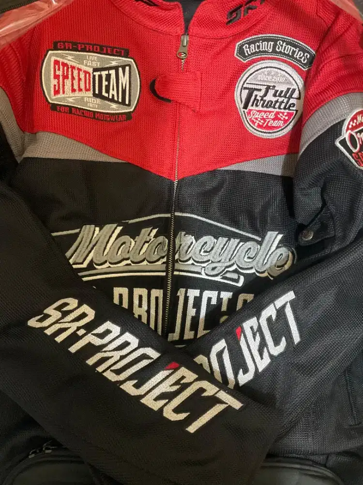 SR-PROJECT MESH JAKET RED