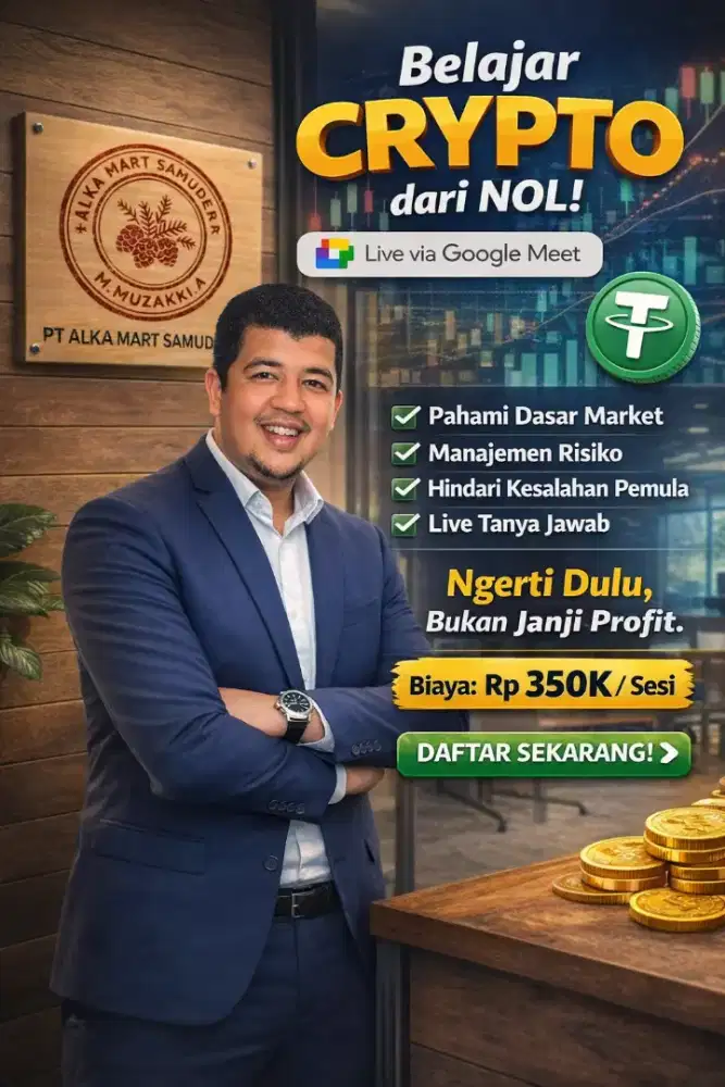 Dicari Orang yang mau belajar Digital Asset (Kripto & Forex & Saham)