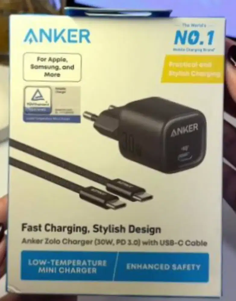 ANKER ZOLO 30W WITH USB C CABLE - B2698L11