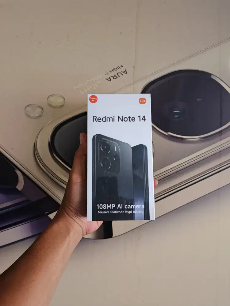New Xiaomi Redmi Note 14 8/256 Garansi resmi 15bln