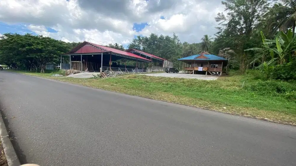 Disewakan Rumah Panggung 4 kamar diDepan Jalan