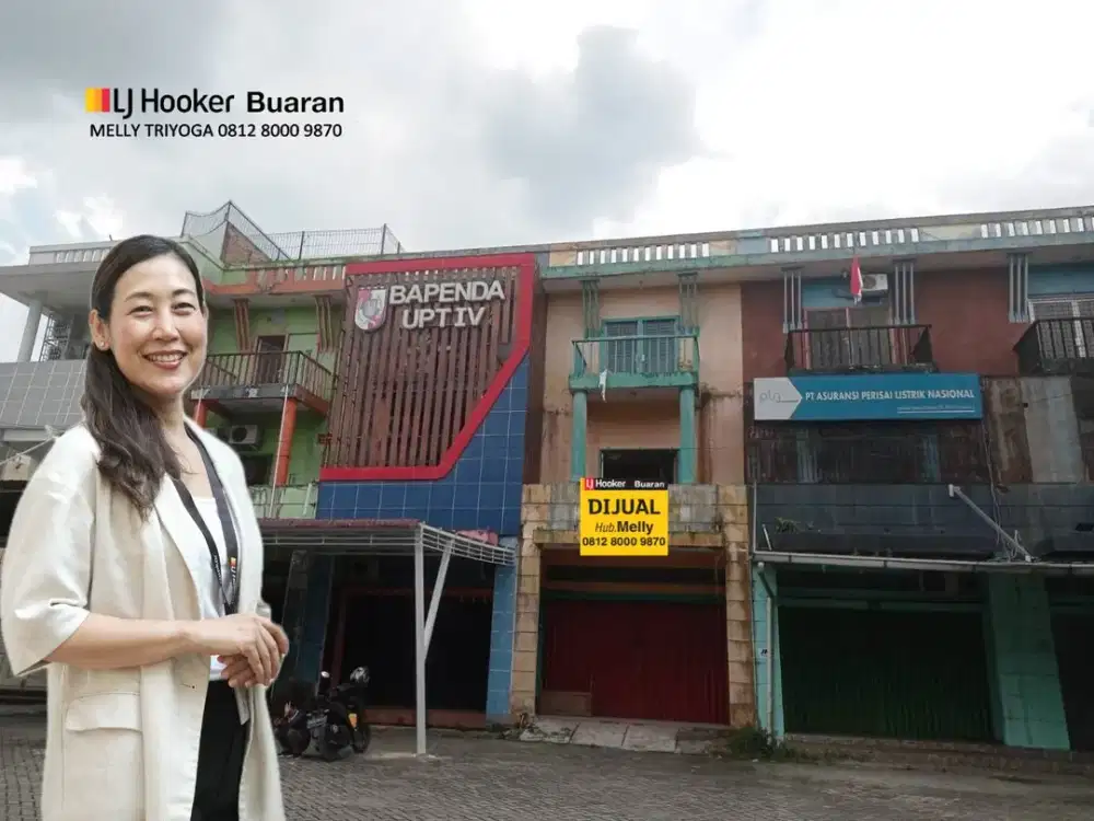 Ruko Jalur Utama dan Ramai Jalan Atria Nangka Ujung Labuh Baru, Pekanbaru Riau