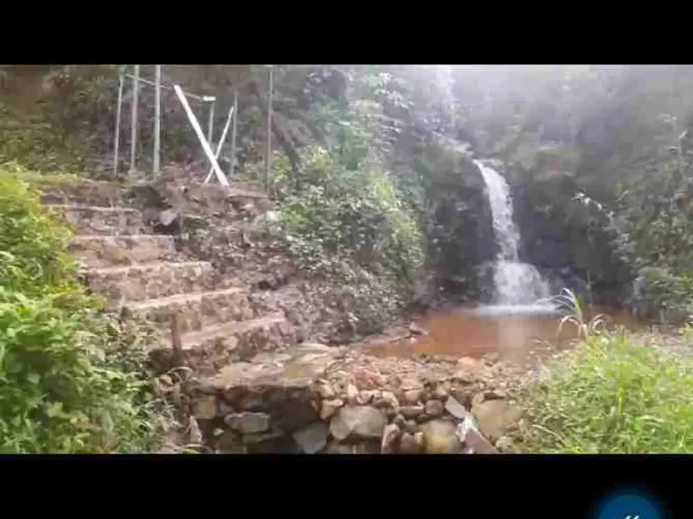 di jual lahan kebun SHM dengan air melimpah di Tamansari bogor